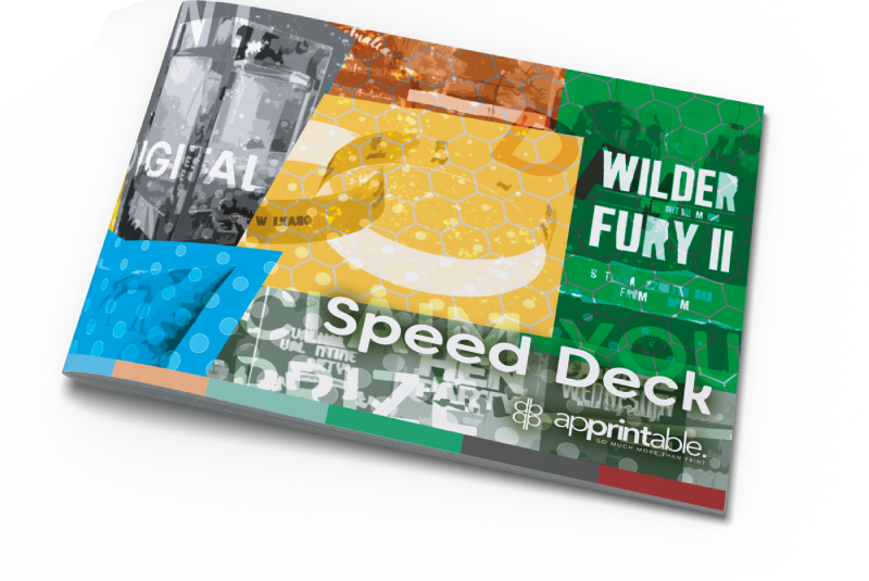 Design portfolio speed deck